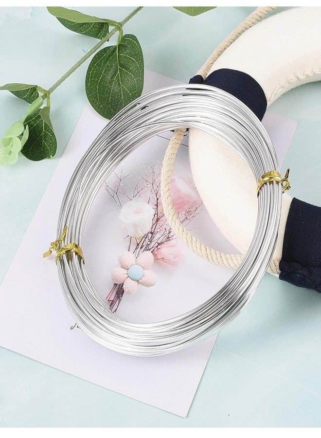 GREENARTZ® 33ft 2mm Silver Aluminum Craft Wire Soft and Flexible for DIY Manual Arts and Crafts - Image 5